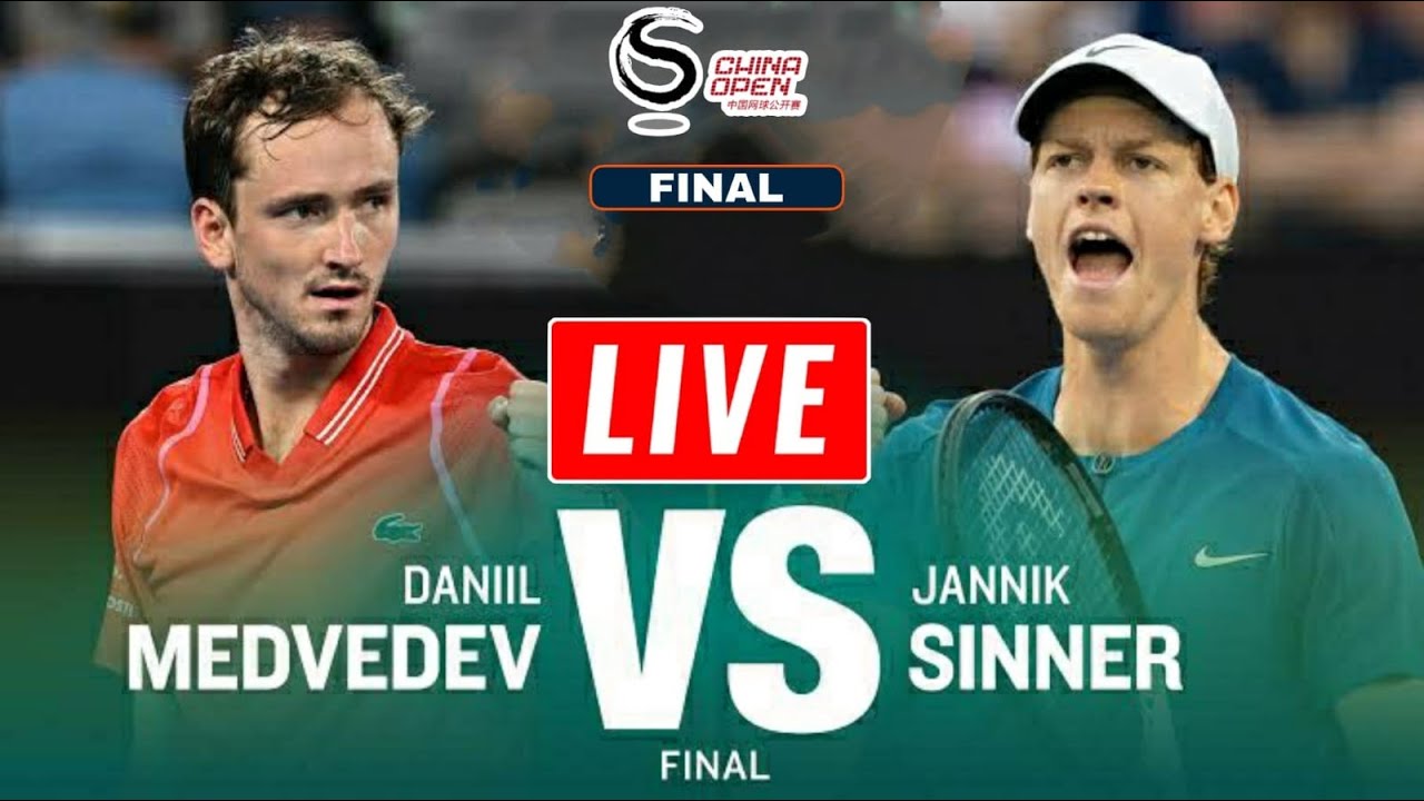 sinner medvedev live streaming