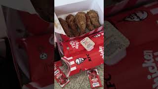 KFC Leg 🍗 , Choco lava cake 🍪, Chicken double cheese roll #kfc #short #kfcfriedchicken #chicken