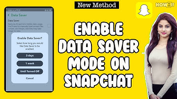 How to Enable Data Saver Mode on Snapchat 2024 | Skill Wave