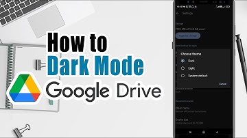 How To Enable Dark Mode On Google Drive Android