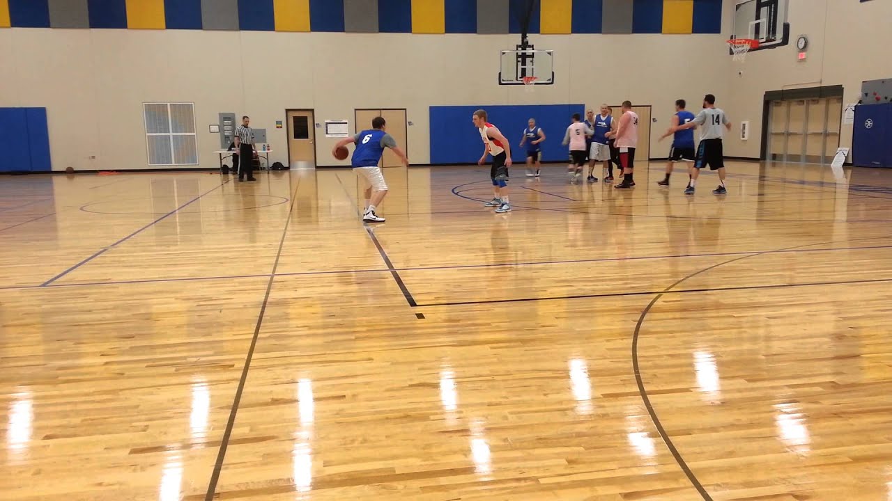 Bank of Lake Mills Basketball Team vs Team Nike (2) 1.19.2015 YouTube