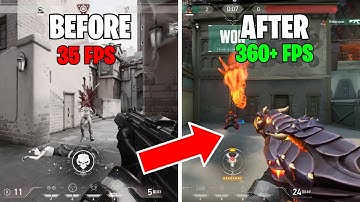 How to BOOST FPS & FIX FPS DROPS in VALORANT *2023* (Low End Pc Optimization Guide)