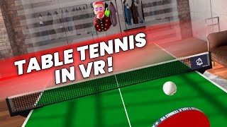 BEST Realistic TABLE TENNIS Simulation VR Game for Quest 2 & Oculus Rift screenshot 3