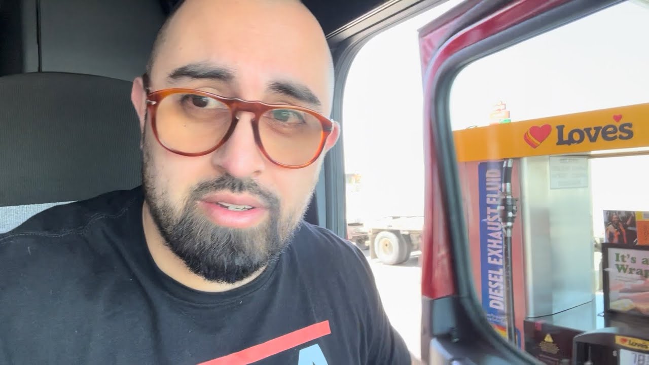 Truck driving up to Patterson CA