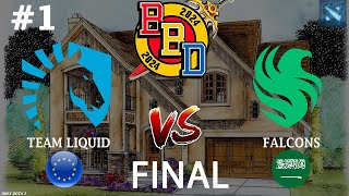 ГРАНД ФИНАЛ ДАЧИ ДУБАЙ! | Liquid vs Falcons #1 (BO5) FINAL | BetBoom DACHA 2024