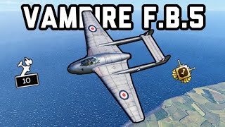The Vampire F.B.5 Has INSANE Turn Fighting Ability - War Thunder Mobile