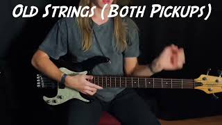 2 Year Old Strings VS New Strings! Do you actually have to change your Bass strings..?