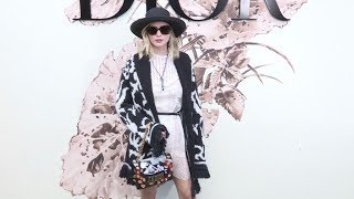Jennifer Lawrence at the Dior Couture Fashion show in Paris