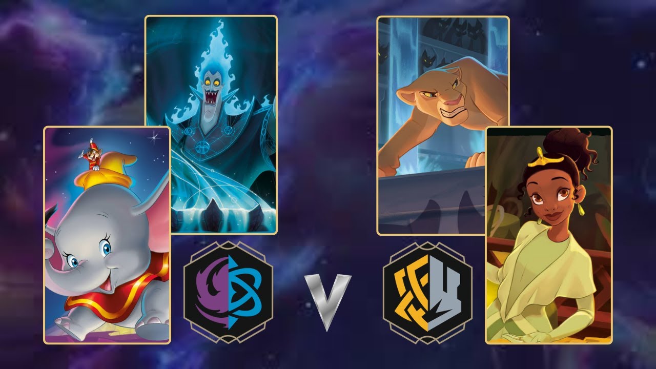 Blurple vs Amber Steel Aggro | Lorcana Whispers in the Well Set Champ Game Play