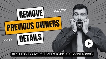 How to Remove Previous Owner