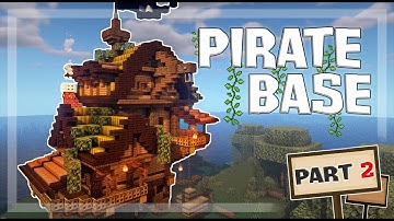 Minecraft: How to Build a Pirate Base/House (Tutorial #2)