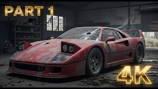 an Abandoned Ferrari F40… Can I Bring This Forgotten Legend Back to Life? | Full ASMR Restoration