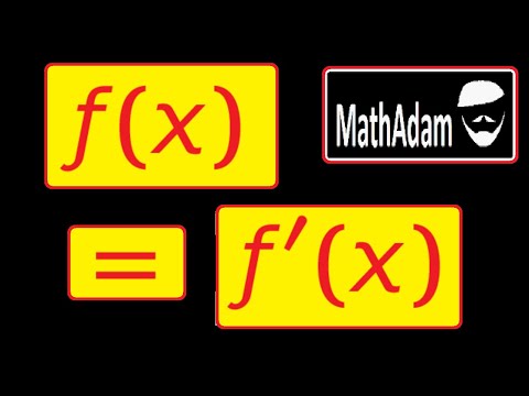 This function is its own derivative This function is its own derivative