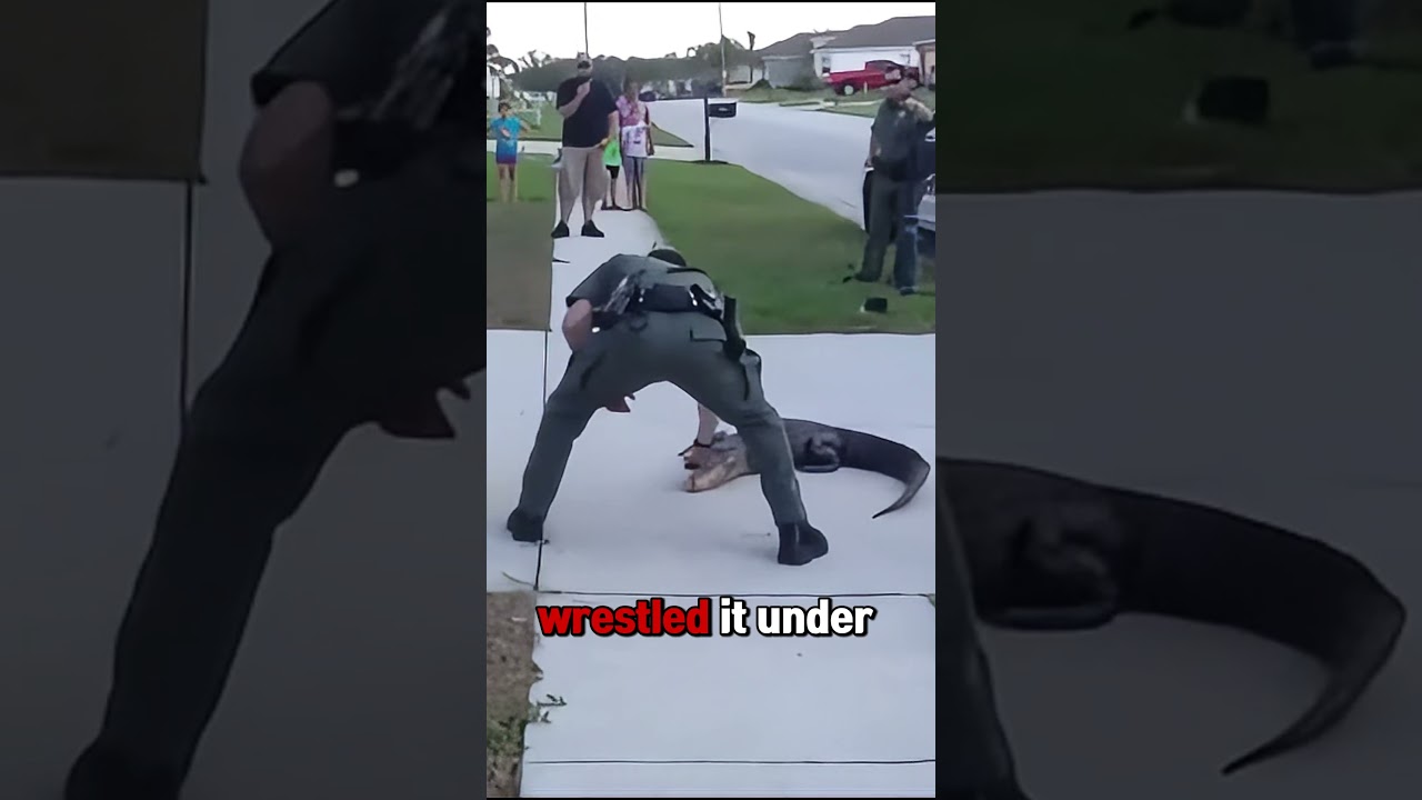 Florida Deputy Wrestles an Alligator