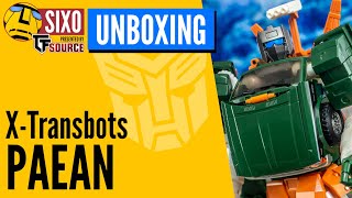 UNBOXING: Transformers X-Transbots MX-IXT Paean (Cartoon Version)