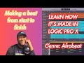 How to make an afrobeat from start to finish in logic pro x  beginner tutorial prod by aleko