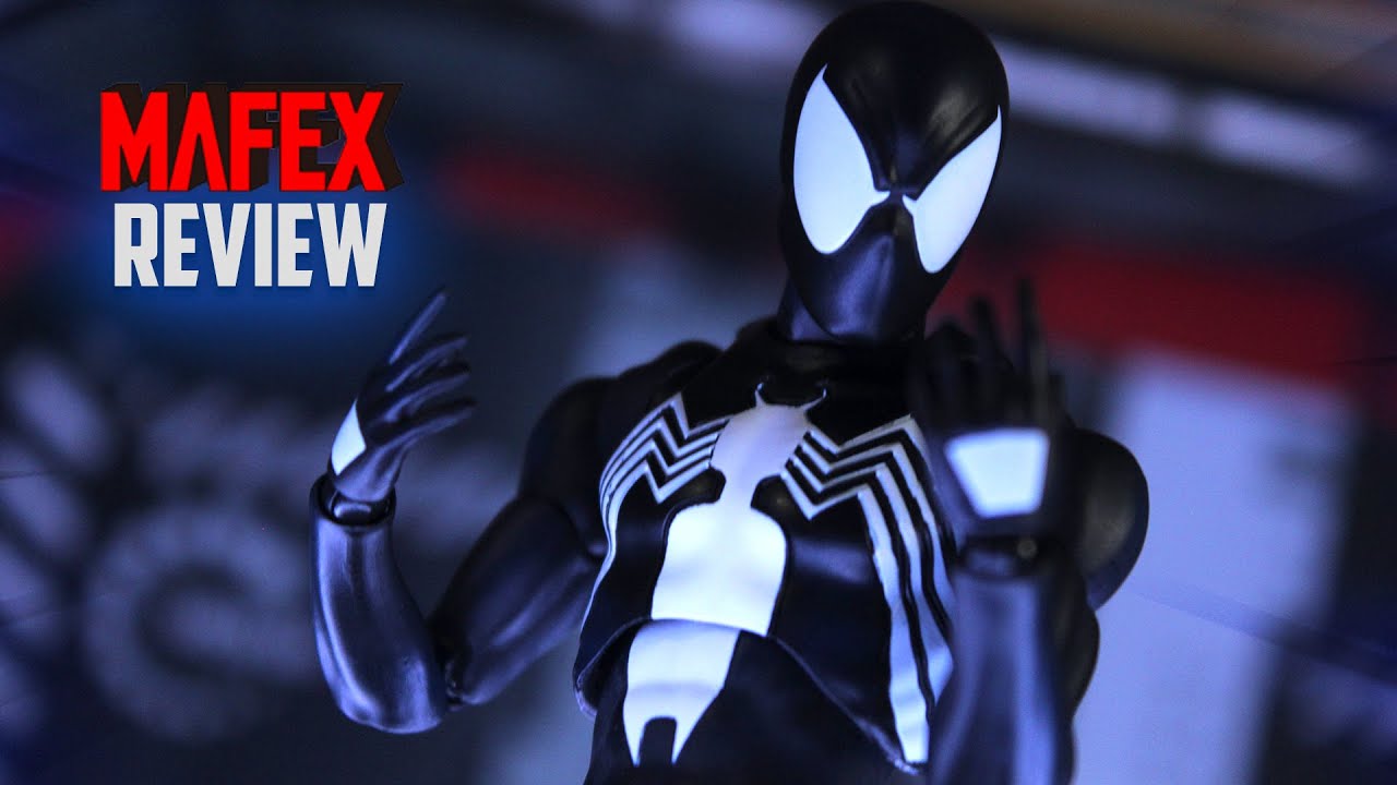 アメコミ MAFEX No.147 SPIDER-MAN BLACK COSTUME b In Stock！MAFEX No.147 Spider-Man Black Costume COMIC Ver. Action