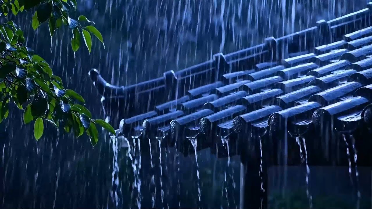 💧 Falling Rain on Tiled Roof — Ultimate Rain Ambience for Deep Sleep & Quiet Comfort 🌧