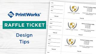 PrintWorks Raffle Ticket Design Tips