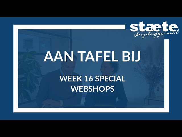 Webshops & dropshipping: welke adressen zijn toegestaan? Week-special 16 van Staete Vrijdaggevoel!