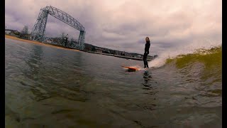 Park Point Beach Surfing