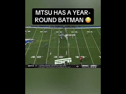 MTSU has a Batman 🤣🦇