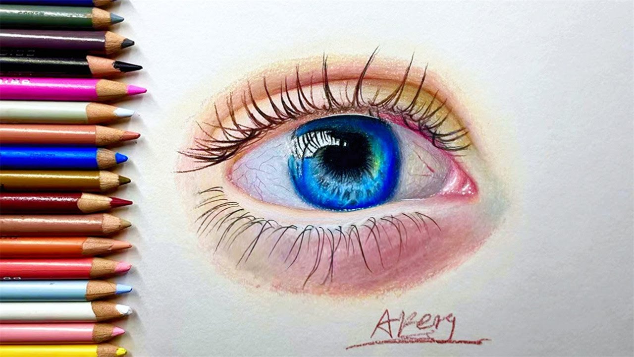 Dive into the Details Realistic Eye Drawing Tutorial YouTube
