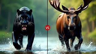 Black Panther vs Wild Animals | Ultimate Fight!