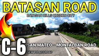 driving from BATASAN ROAD to C-6 SAN MATEO - MONTALBAN BYPASS ROAD / 🇵🇭