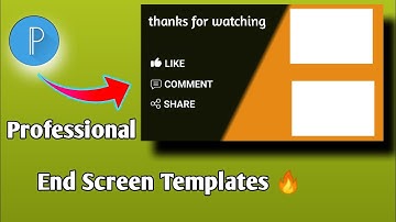 How To Make Outro For YouTube Videos | Professional End Screen Templates with PIXELLAB app