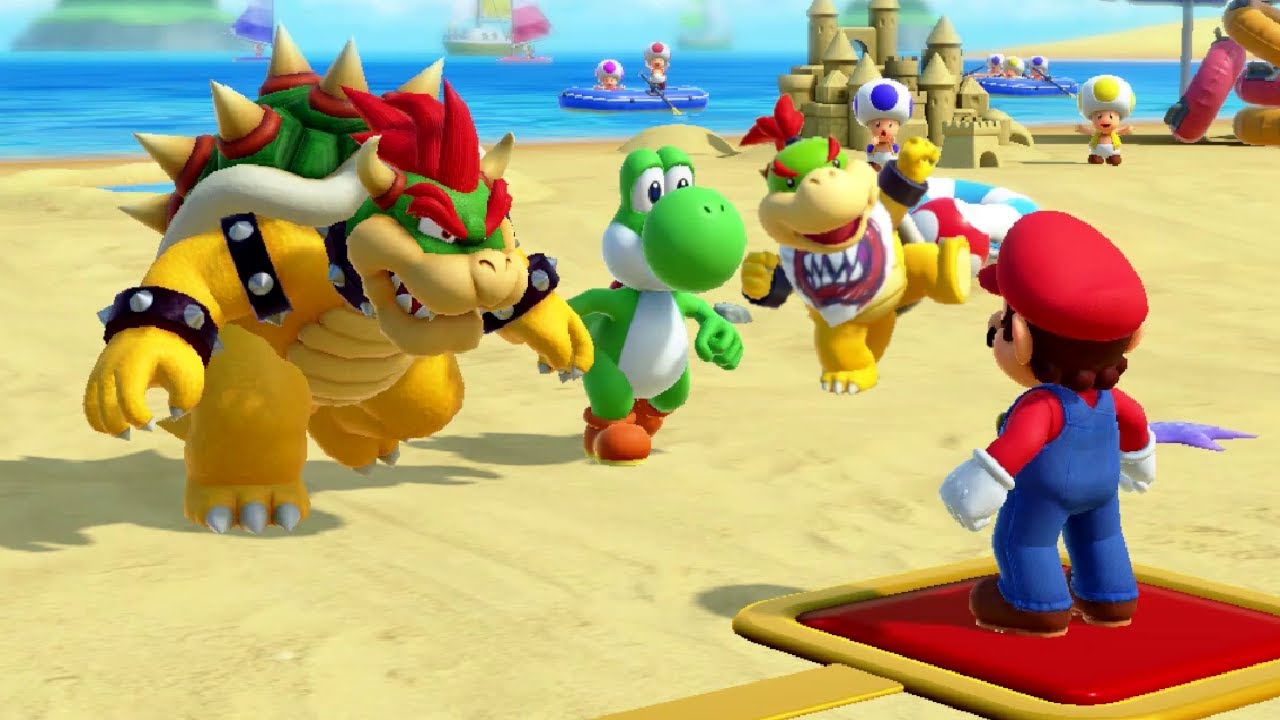 Super Mario Party Walkthrough - World 3 Mushroom Beach (Challenge Road)