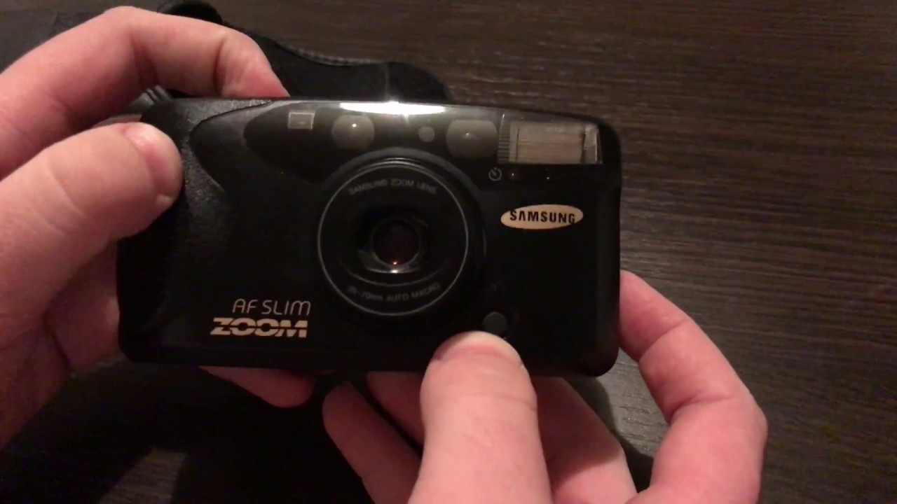 Testing film camera Samsung AFSlim Zoom 3570 mm YouTube