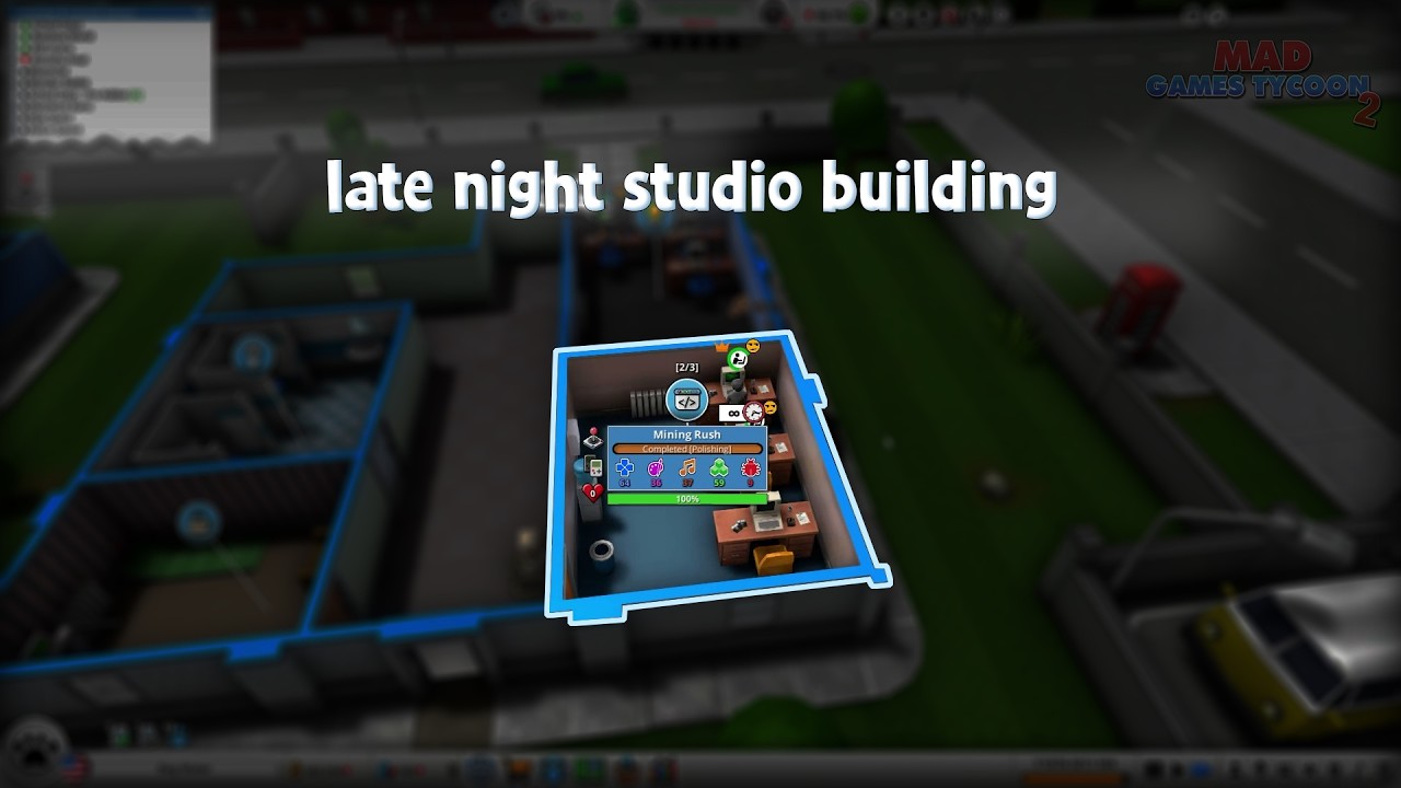 late night studio building | Mad Games Tycoon 2 (01) | whispered asmr ...