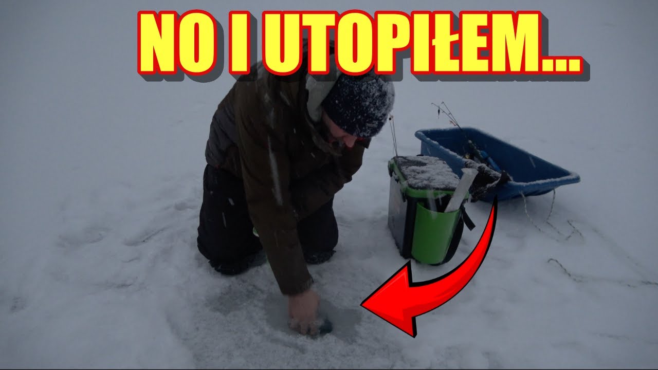 PIERWSZY LÓD TEGO ROKU. UTOPIŁEM CZERPAK DO LODU!!!!!!