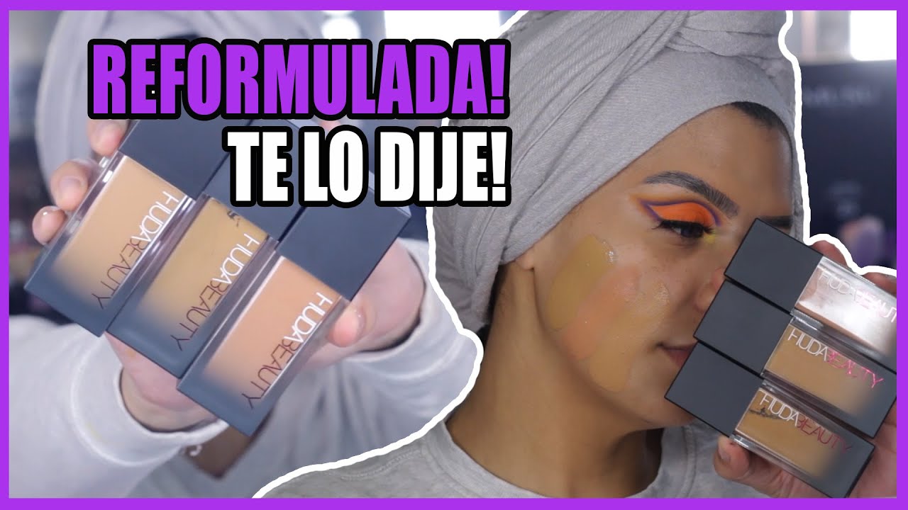 Base Huda Beauty Review y Formula. YouTube