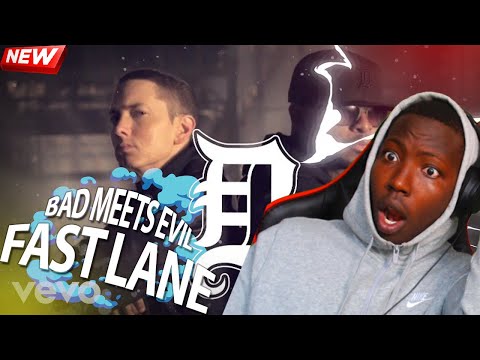 I JUST FOUND THE BEST RAP DUO??.. | Bad Meets Evil — Fast Lane ft. Eminem ,Royce Da 5"9 (Reaction!!)