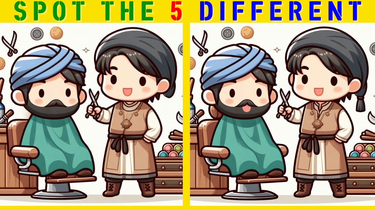 【Spot the Difference】 Discover 5 hidden differences and be amazed ...