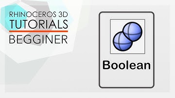 RHINO TUTORIALS - Beginner - Boolean tool