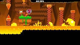 Silent wind by RainvarGD (insane demon) 3 Coins - Geometry Dash