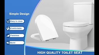 How to Install Toilet Seat Cover  U Shape (SHOP LINK IN BIO)