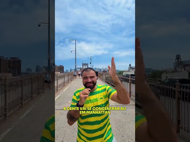 É INVASÃO BRASILEIRA NA PONTE DO BROOKLYN! 🌉🇧🇷