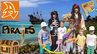 Анимация пираты День рождения Праздник для детей Animation pirates. Birthday A holiday for children