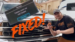 Duramax coolant sensor failing? Try this first