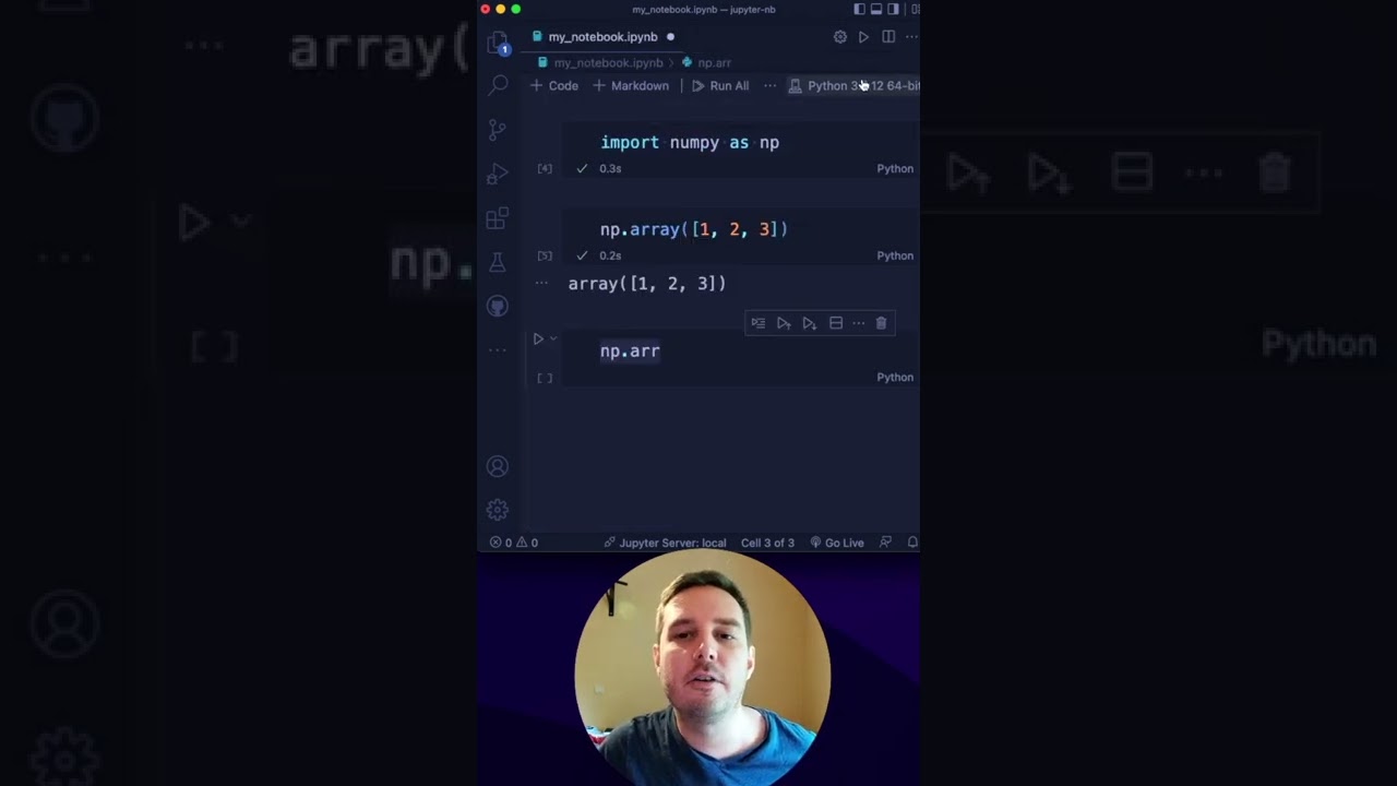 Use Jupyter notebooks in VS Code!