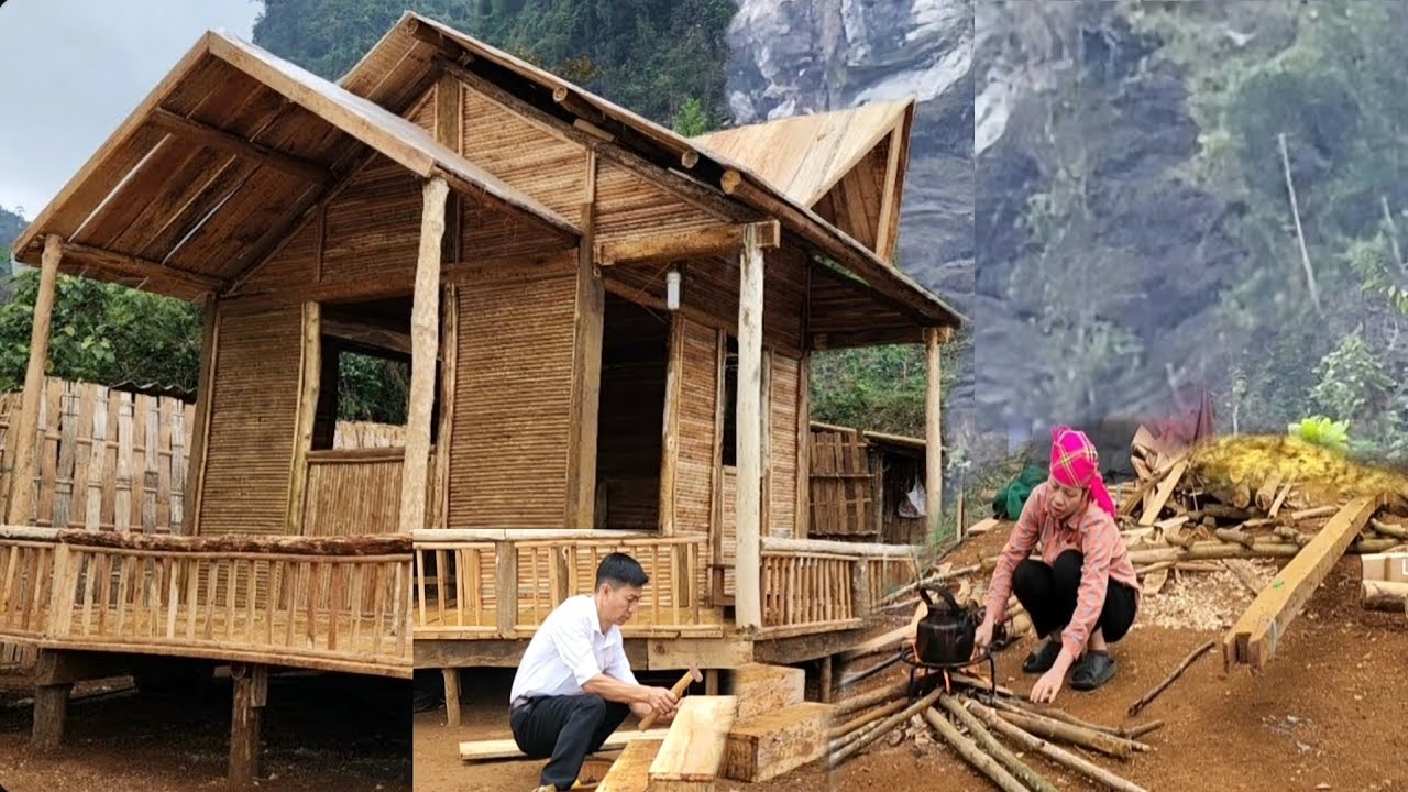 How a young couple built their wooden stilt house in 90 days, from start to finish.