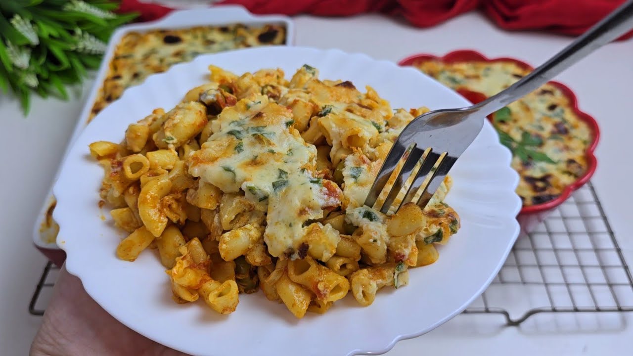 مقارون تقطر بالبنة 😋 سريعة و سهلة التحضير .. بنة كبيرة بمقادير قليلة و في وقت قصير