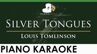 Louis Tomlinson - Silver Tongues - LOWER Key (Piano Karaoke Instrumental)
