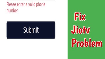 Fix JioTV Kindly enter a valid number Problem | Jio Cinema App Please Enter a Valid Jio Number