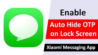 **How to Enable Auto Hide OTP on Lock Screen in Xiaomi Messaging App** screenshot 1