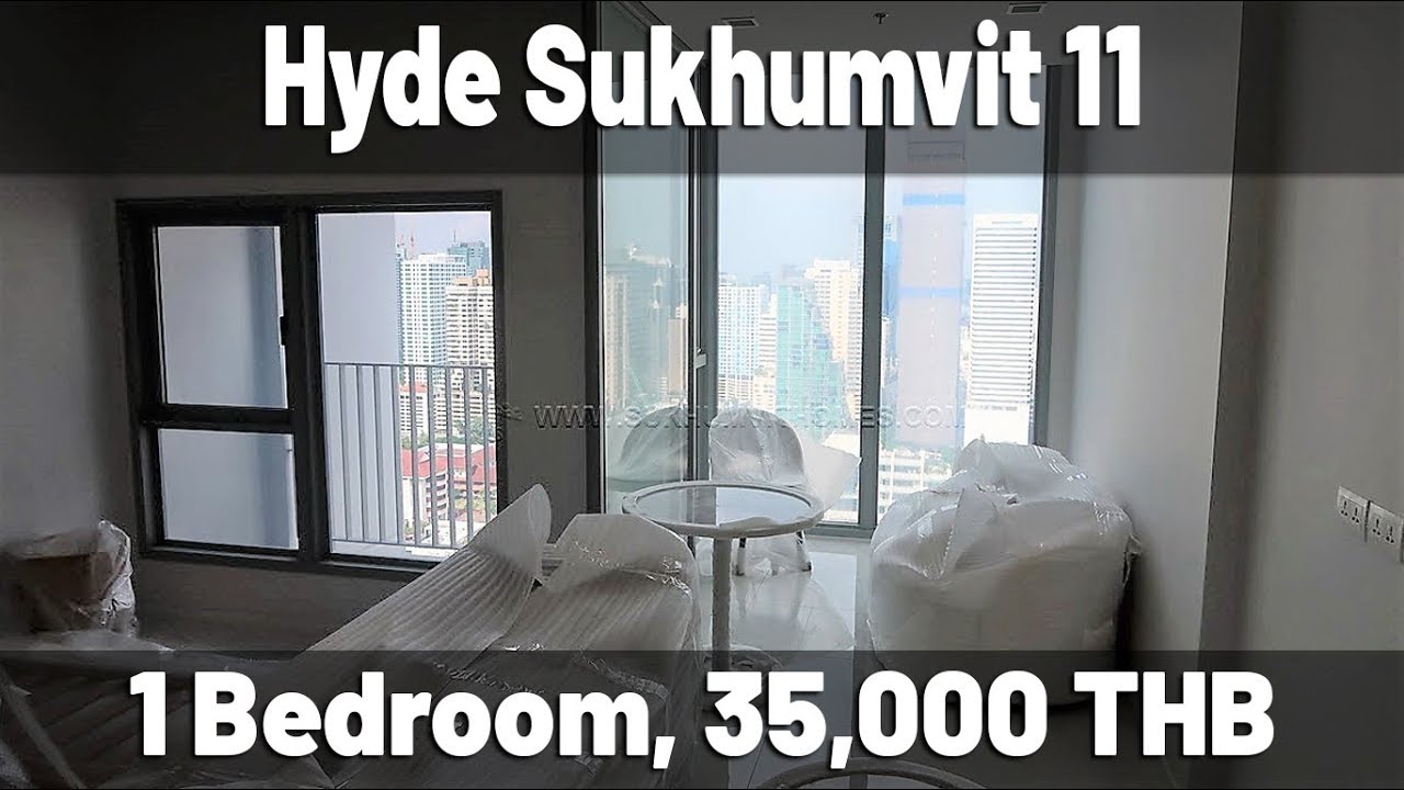 Hyde Sukhumvit 11 31st floor 1 bedroom apartment 35,000 THB